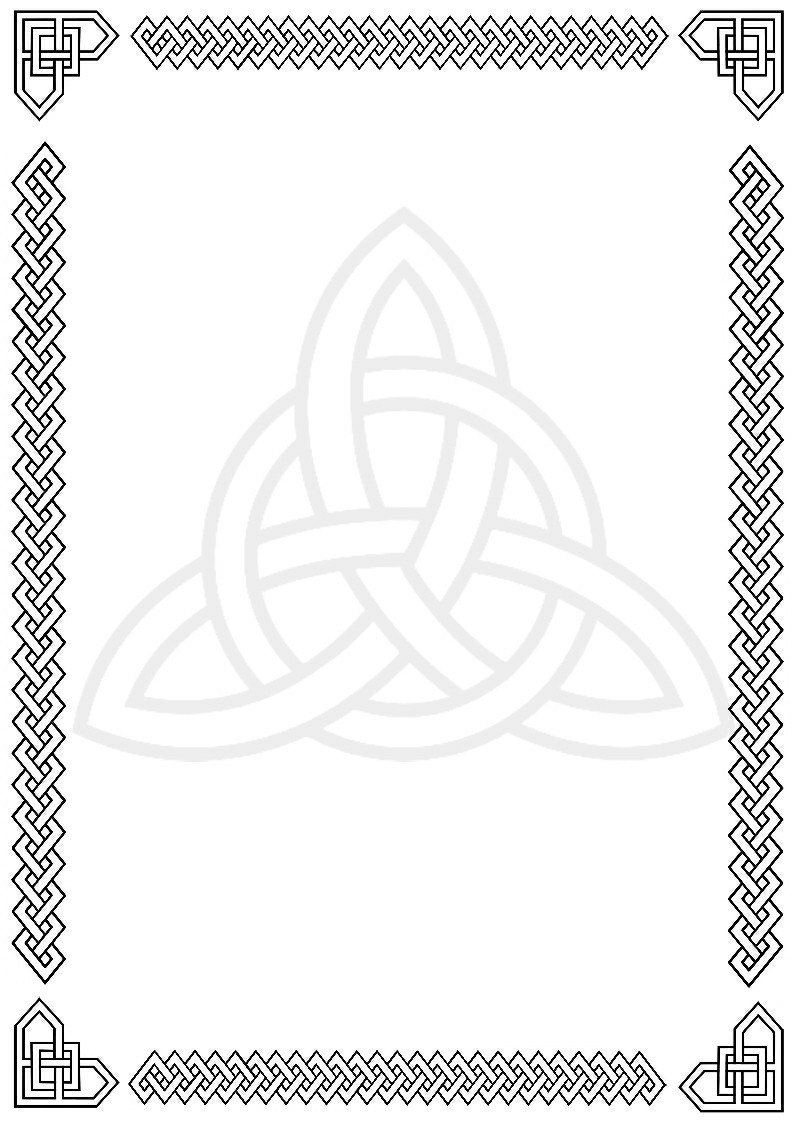 Free Celtic Border Clipart: Unique Designs to Download & Design ...