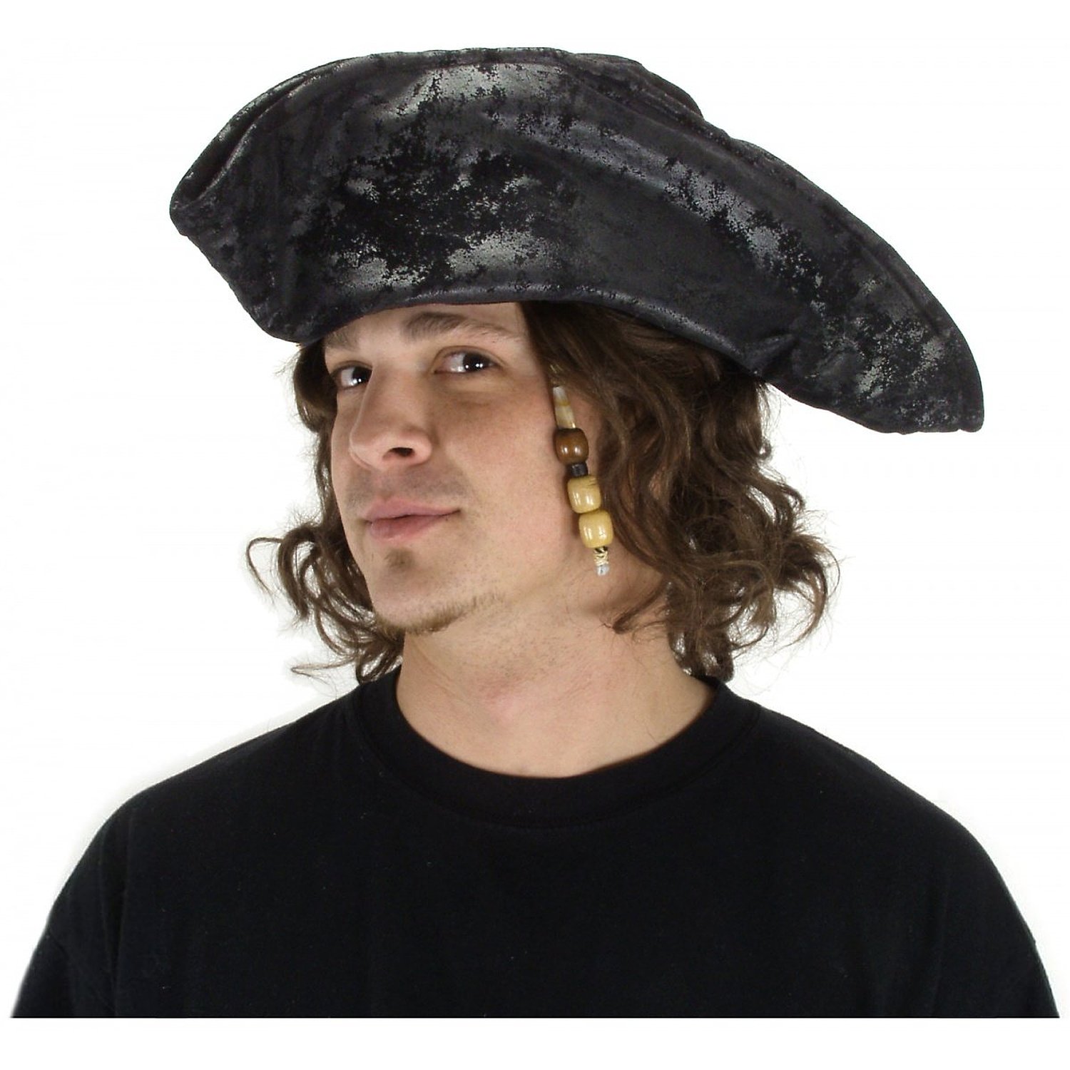 Amazon.com: elope Black Old Pirate Hat: Costume Headwear And Hats ...