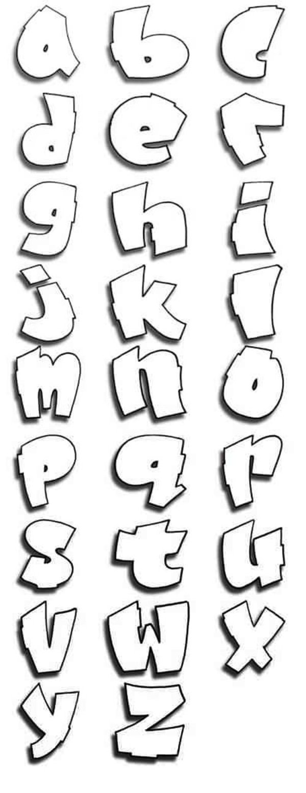 Learning Graffiti With 7 Cool Style Graffiti Alphabet A-Z / All ...