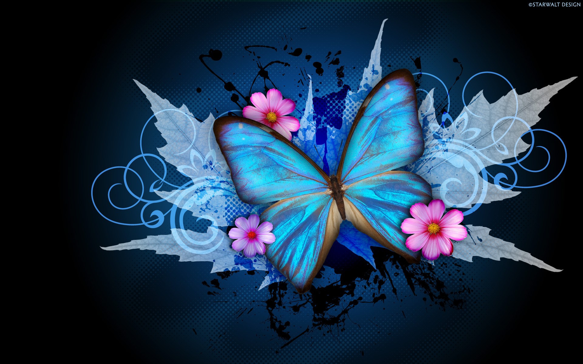 Butterfly Art (id: 1021205) - screenlicious.com