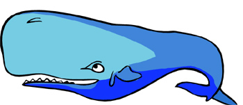 Funny blue whale cartoon |Funny Animal