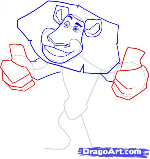 Learn How To Draw Alex From Madagascar, Characters, Pop Culture ...