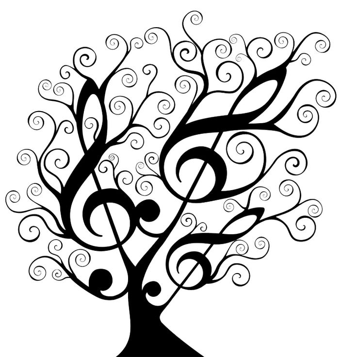 Tree of Music... Tree of Life. | Tattoo Ideas | Pinterest