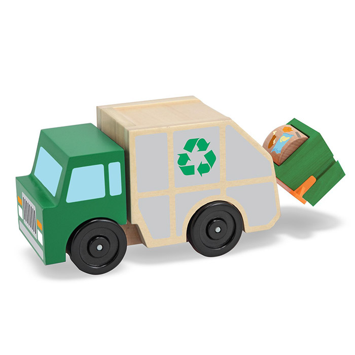 Wooden Garbage Truck by Melissa and Doug | eBeanstalk