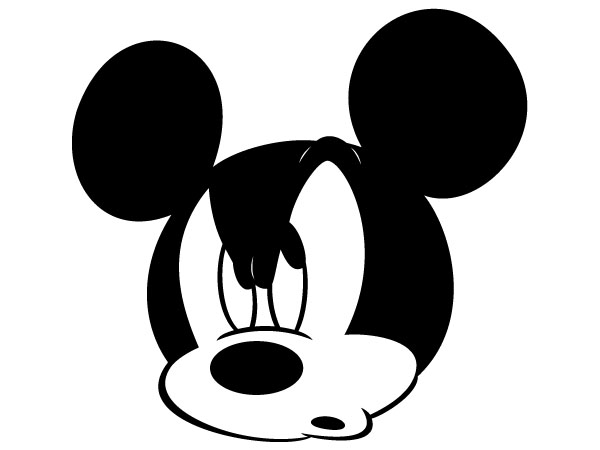mickey mouse face clip art free - photo #44