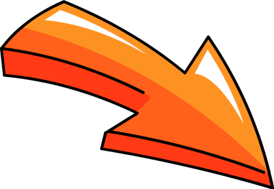 Orange 3D Arrow Head - Free Clip Arts Online | Fotor Photo Editor