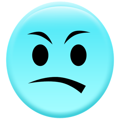 Angry Face Emoticon - ClipArt Best