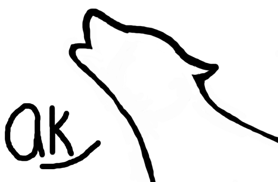 Howling Wolf Outline - ClipArt Best - ClipArt Best