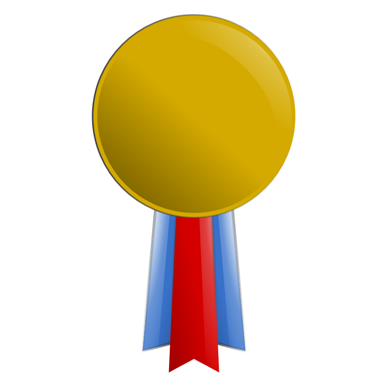 Gold Medal 3 SVG