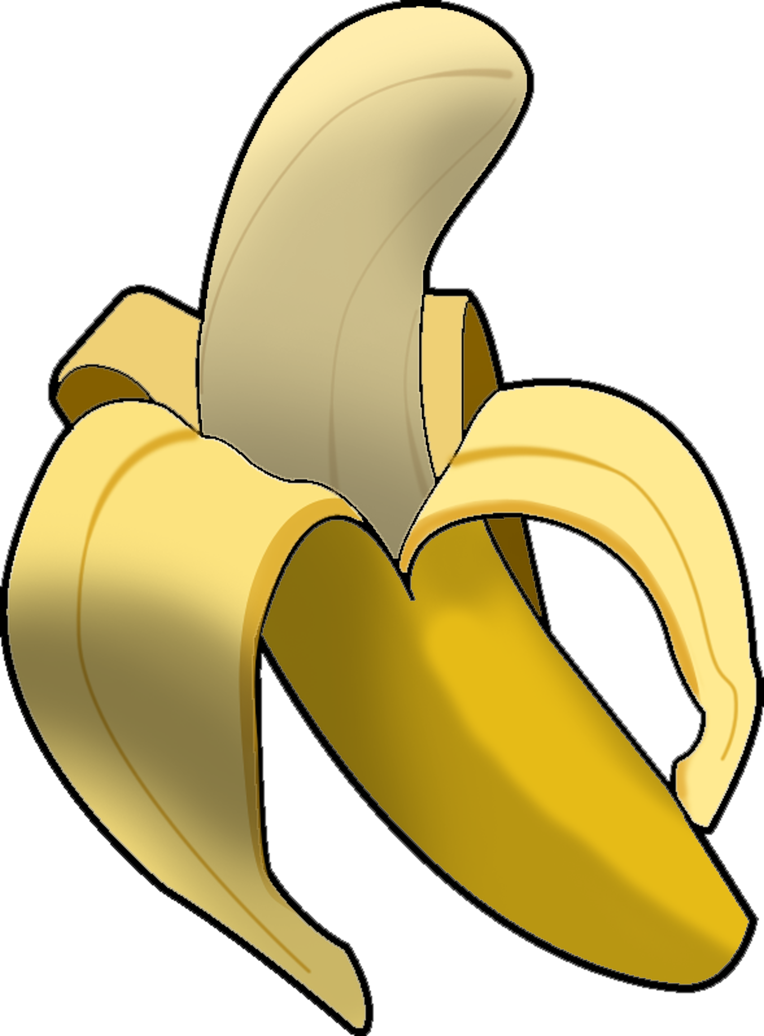 Plantain Banana image - vector clip art online, royalty free ...