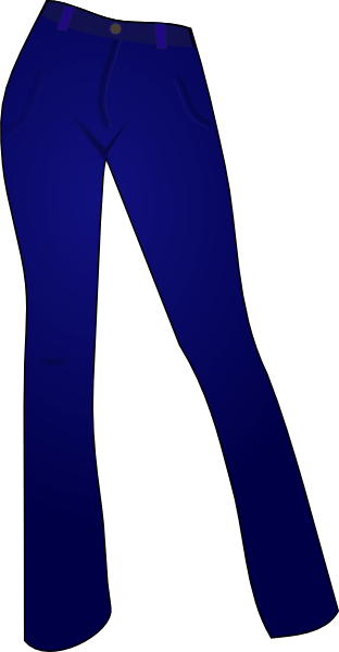 Women Clothing Blue Jeans clip art - vector clip art online ...