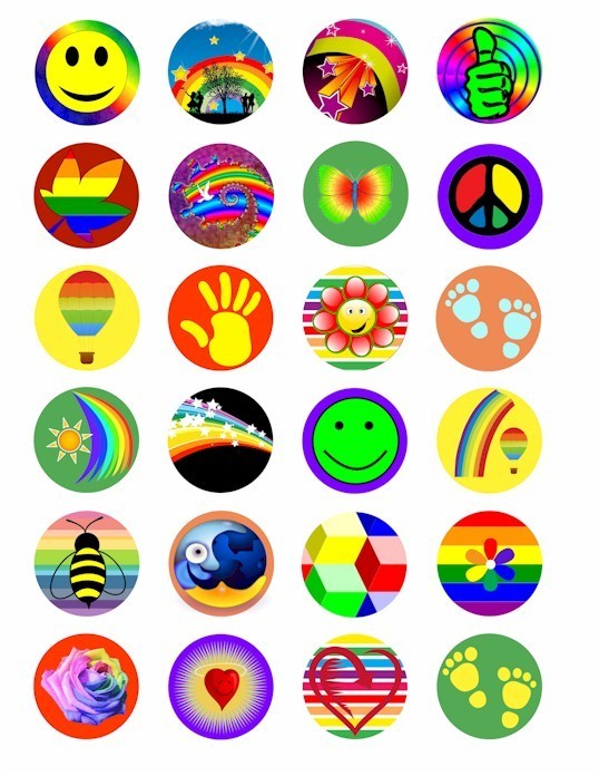 Popular items for rainbow hearts stars on Etsy