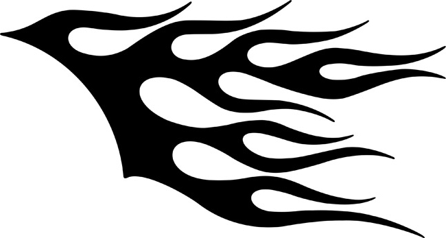 Roasting Flame Stencils- stencilease.com