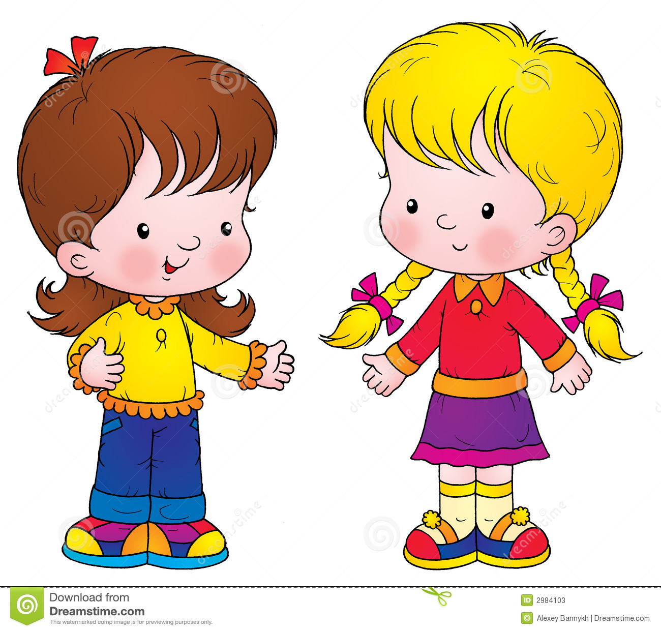 clipart of girl and boy - photo #42