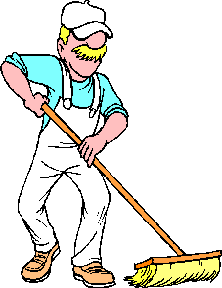Pix For > Cartoon Janitor
