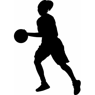 Pix For > Female Basketball Silhouette