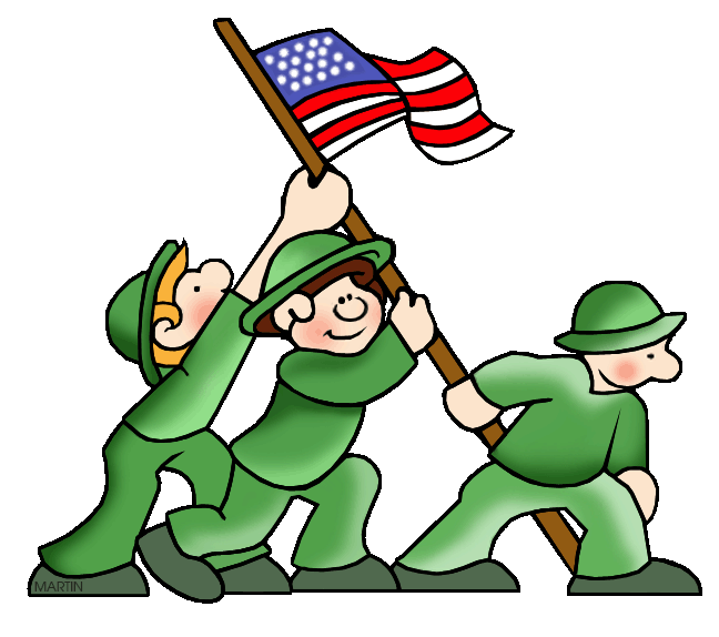 Free Fourth of July Clip Art by Phillip Martin, Old Glory