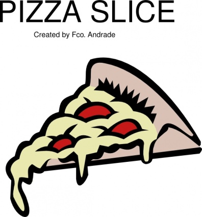 Pepperoni Pizza Slice clip art - Download free Other vectors