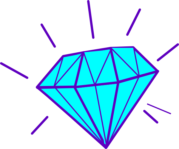 Diamant / Diamond clip art - vector clip art online, royalty free ...