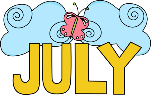 Pretty July Clip Art - Pretty July Image