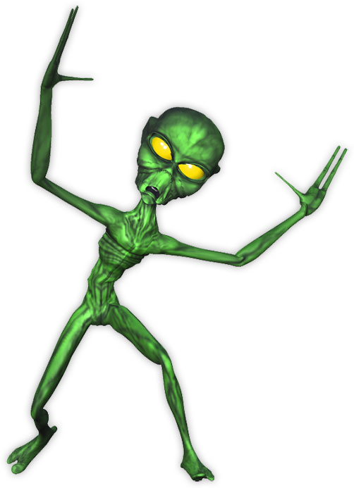 free cartoon alien clipart - photo #38