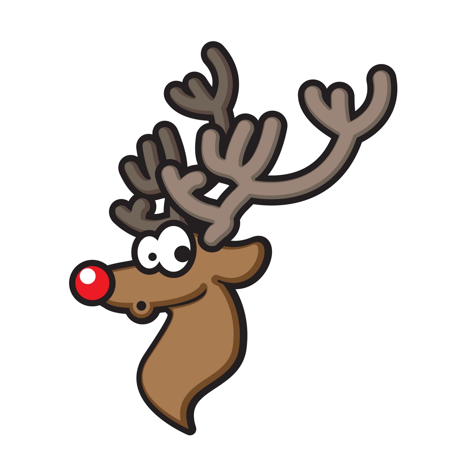 free cartoon reindeer clipart - photo #32