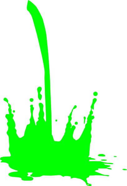 Green Splatter clip art - vector clip art online, royalty free ...