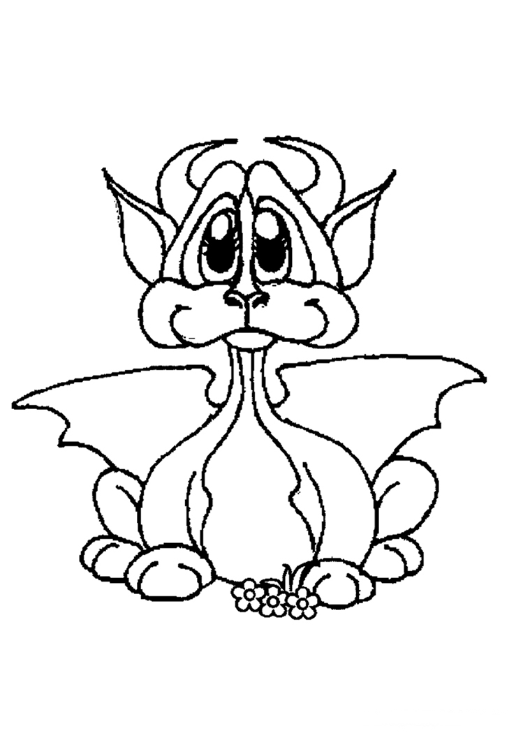 Cute Baby Dragon Coloring Pages :Kids Coloring Pages | Printable ...