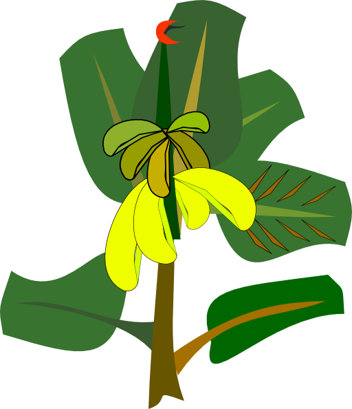 Banana Tree Clip Art - ClipArt Best