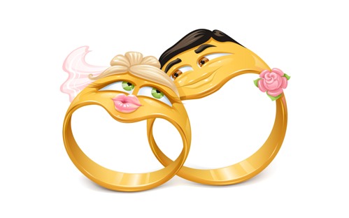 Cartoon Wedding Rings - Cliparts.co