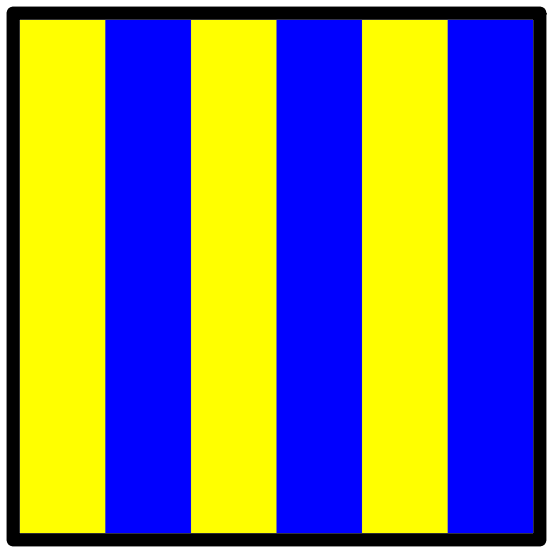Clipart - signal flag golf