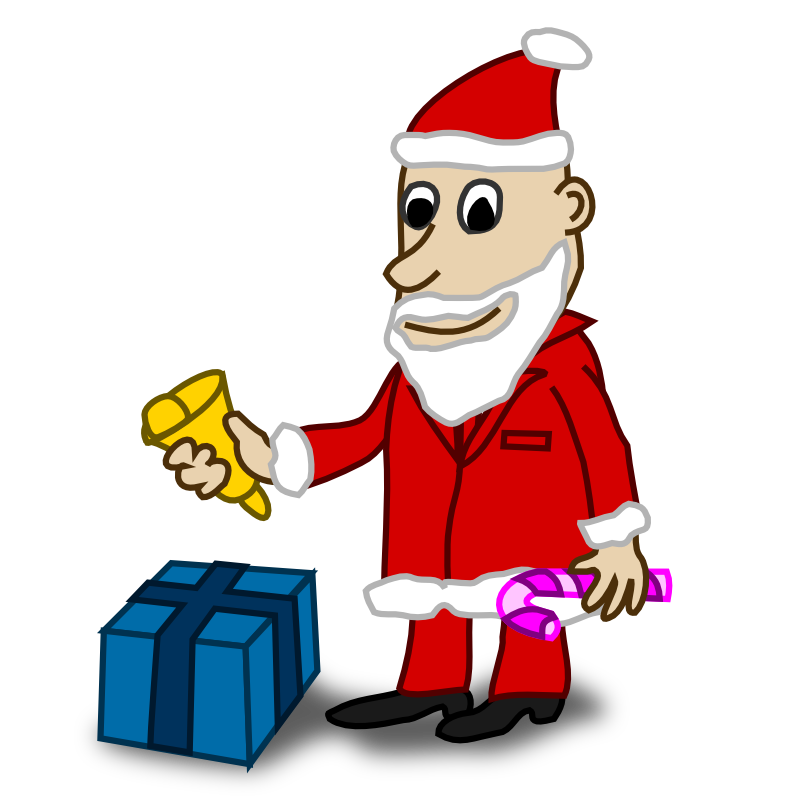 Clipart - Comic characters: Santa