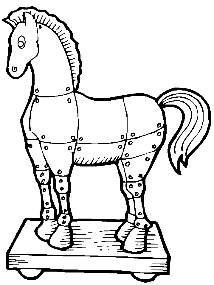 free clip art trojan horse - photo #20