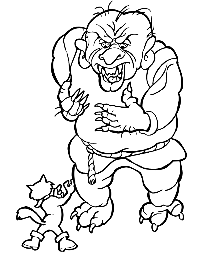 OGRE Colouring Pages