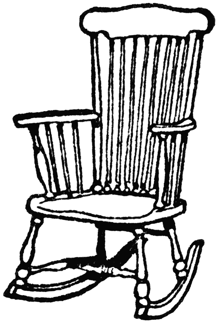 Couch Clipart Black And White