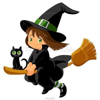 Witch Clipart | Halloween/fall | Pinterest