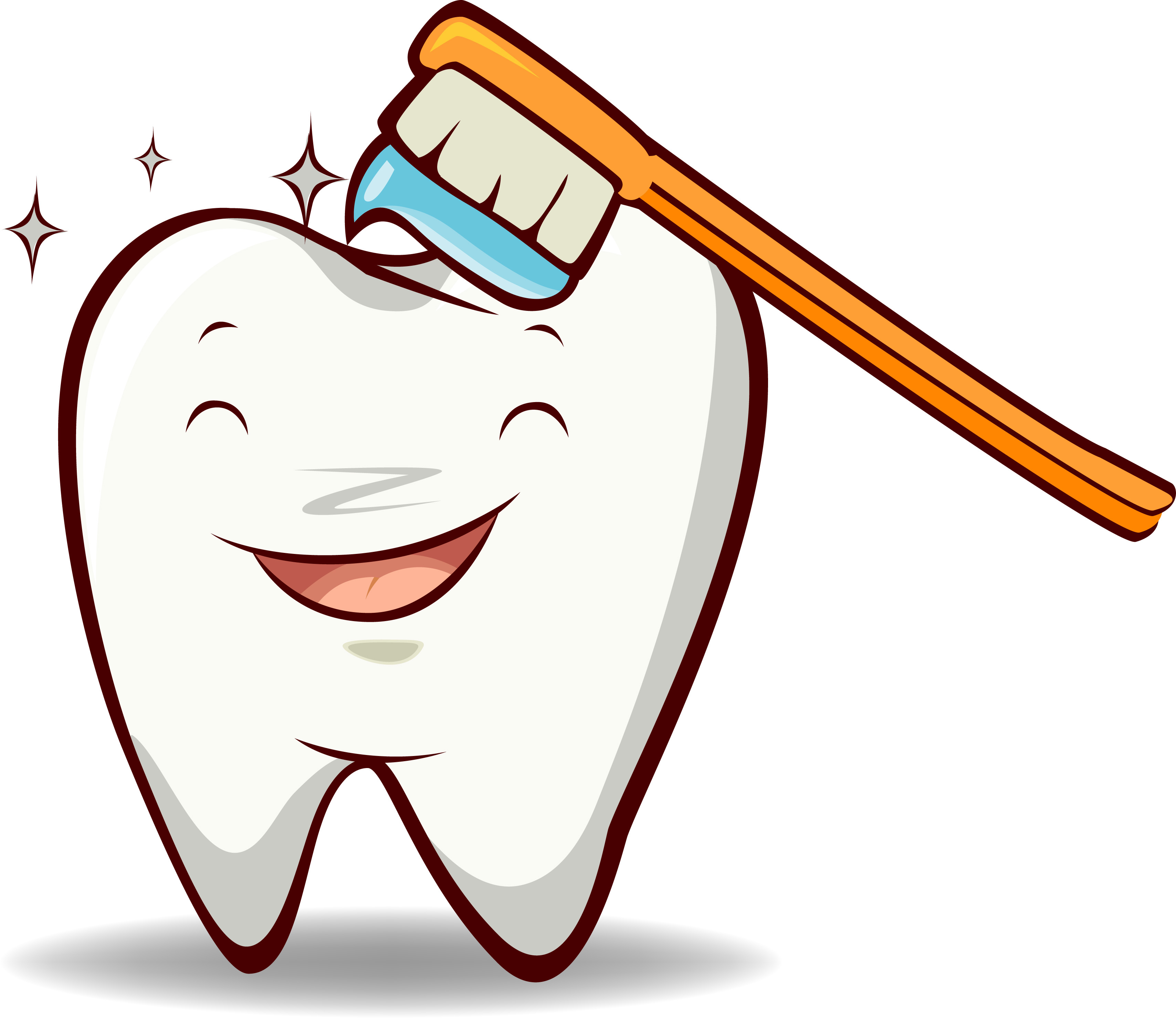 Happy Tooth Clip Art Black And | Clipart Panda - Free Clipart Images