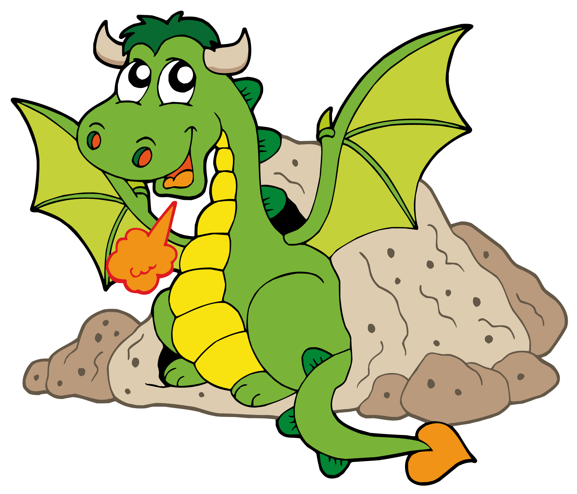 clip art cartoon dragon - photo #48