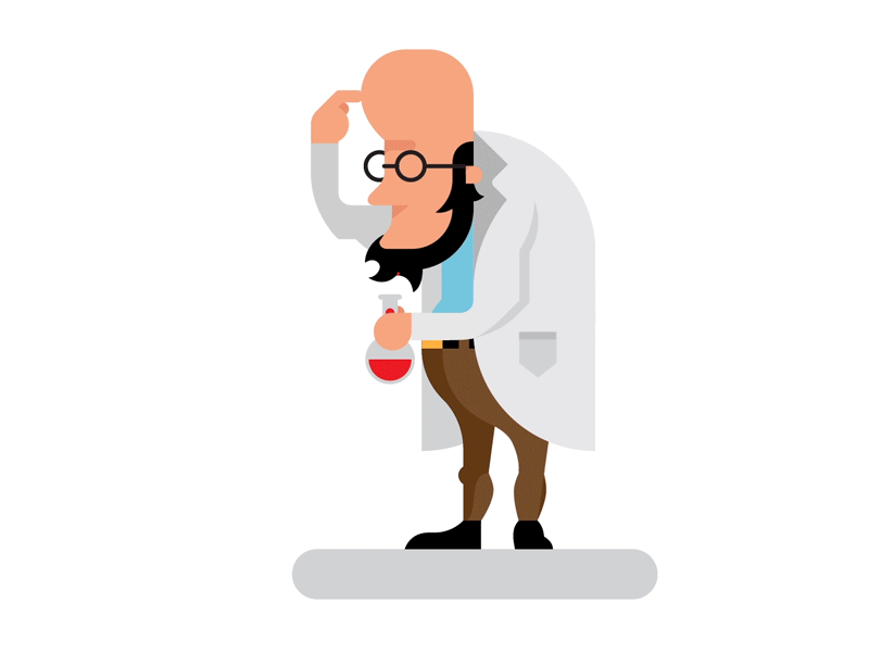 Dribbble - Scientist by R A D I O
