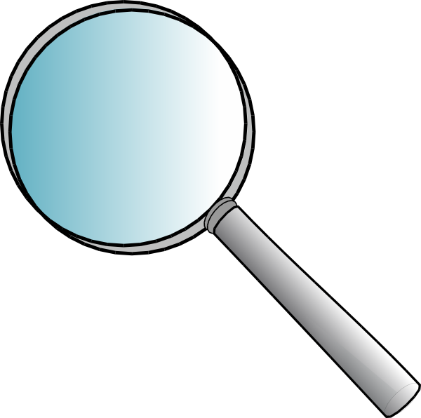 Magnifying Glass clip art - vector clip art online, royalty free ...