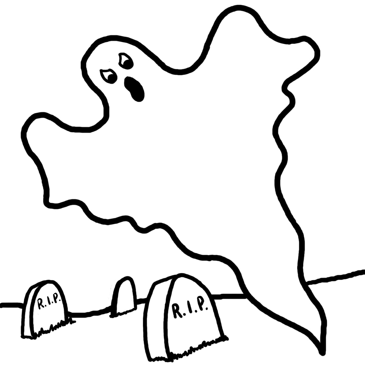 Halloween Clip Art Black And White Ghost | Clipart Panda - Free ...