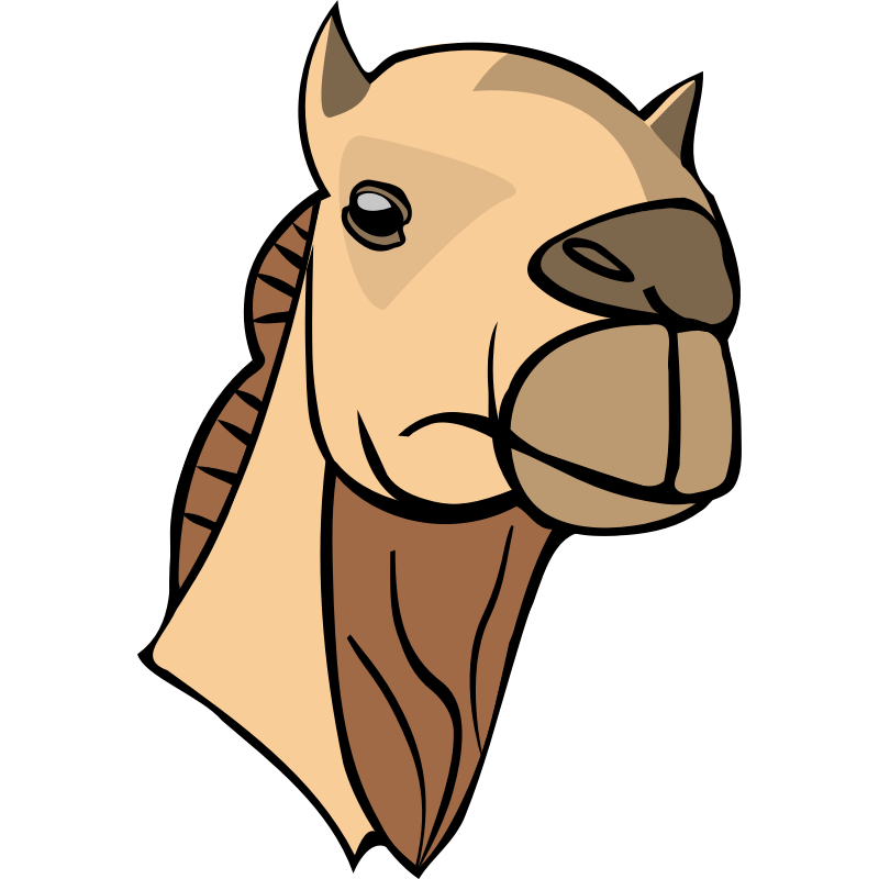 Clipart - Camel head