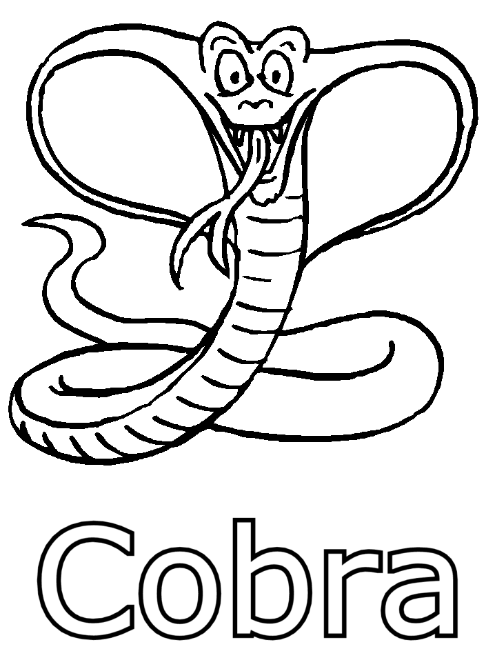 Snake Coloring Pages (14) | Coloring Kids