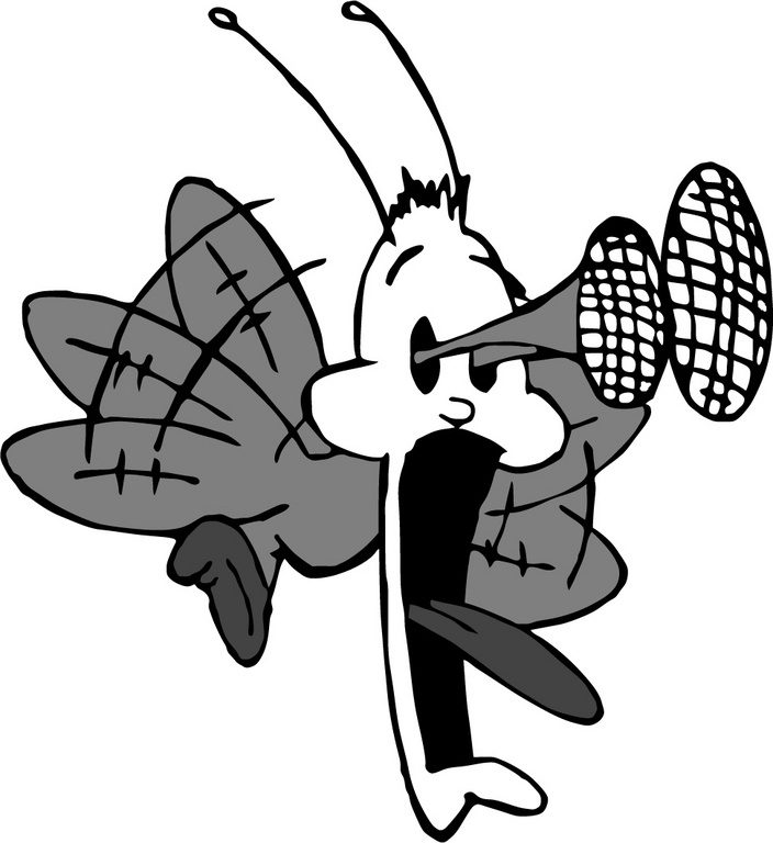 BUG,CARTOON,BUG-EYED,MOUTH-OPEN FLYING by GBB Investments Pty Ltd ...