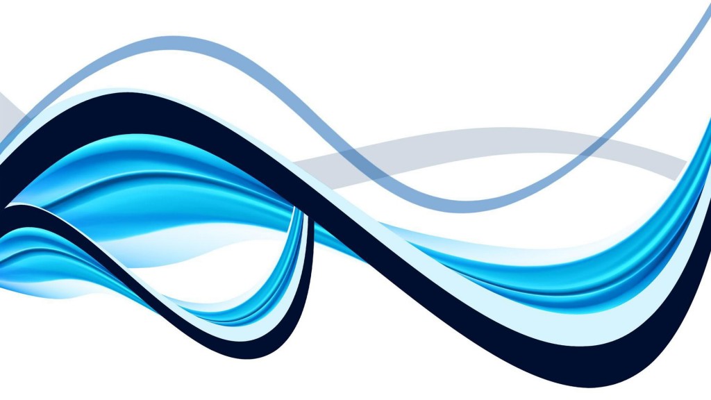 Blue waves vector wallpaper Wide or HD | Abstract Wallpapers