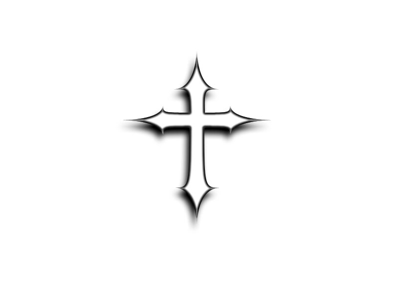 Free designs - Simple and small cross tattoo wallpaper
