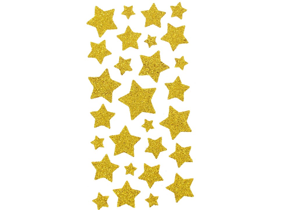 funcentrate.com » Glitter Gold Stars