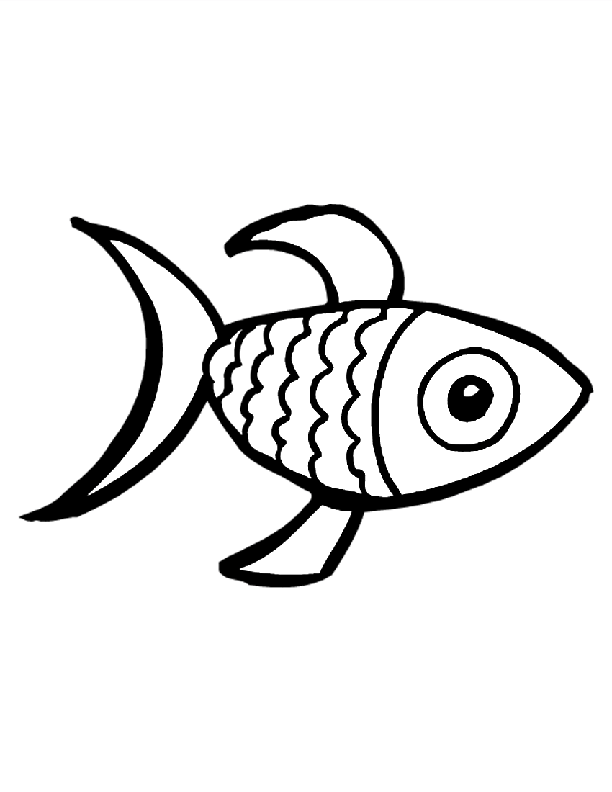 Fish Color Fish Coloring Coloring Pages Children Kids Printable ...