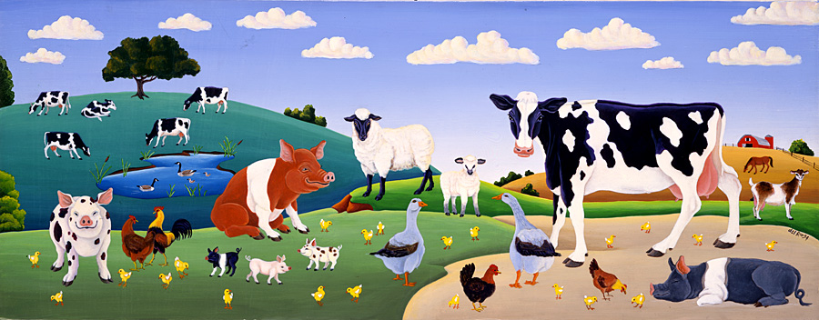 Raul del Rio Productions | Farm Animals - Poster (36" x 12 ...