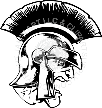 Free coloring pages of spartan heads